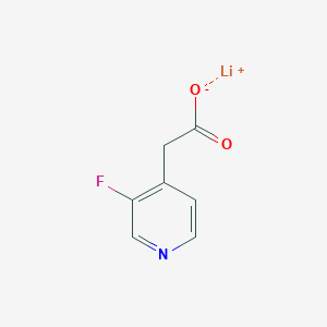 molecular formula C7H5FLiNO2 B2839301 Lithium 2-(3-fluoropyridin-4-YL)acetate CAS No. 2378501-58-5