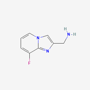 (8-Fluoroimidazo[1,2-a]pyridin-2-yl)methanamine
