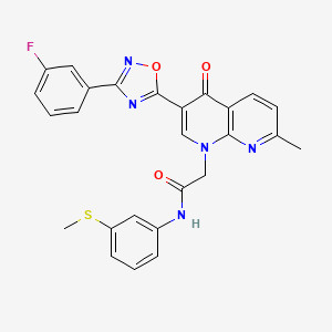 N-[(5-chloro-2-thienyl)sulfonyl]-N-(1,3-thiazol-4-ylmethyl)-L-phenylalaninamide