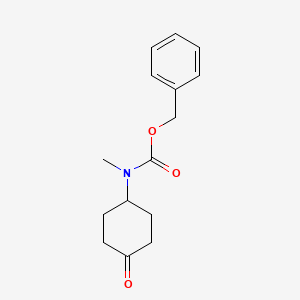 molecular formula C15H19NO3 B2839355 苄基甲基4-氧代环己基甲酸酯 CAS No. 400899-75-4