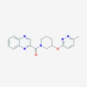 (3-((6-Methylpyridazin-3-yl)oxy)piperidin-1-yl)(quinoxalin-2-yl)methanone