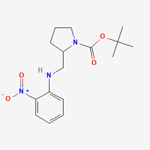 tert-Butyl 2-(((2-nitrophenyl)amino)methyl)pyrrolidine-1-carboxylate
