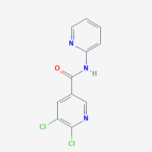 5,6-Dichloro-N-(pyridin-2-YL)pyridine-3-carboxamide