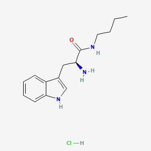 (2S)-2-amino-N-butyl-3-(1H-indol-3-yl)propanamide hydrochloride