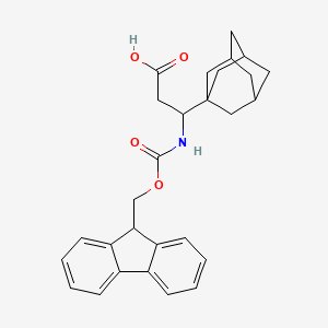 3-(adamantan-1-yl)-3-({[(9H-fluoren-9-yl)methoxy]carbonyl}amino)propanoic acid