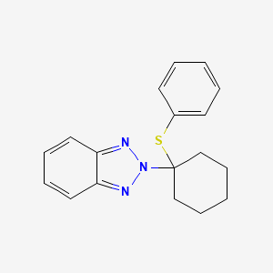 2-(1-Phenylsulfanylcyclohexyl)benzotriazole