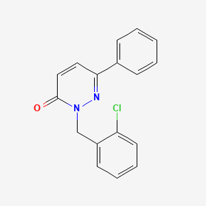 molecular formula C17H13ClN2O B2839456 2-(2-chlorobenzyl)-6-phenylpyridazin-3(2H)-one CAS No. 941882-77-5