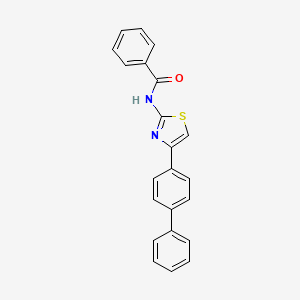 N-[4-(4-phenylphenyl)-1,3-thiazol-2-yl]benzamide