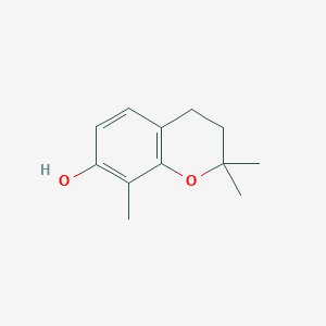 molecular formula C12H16O2 B283949 2,2,8-Trimethyl-3,4-dihydrochromen-7-ol CAS No. 73290-80-9