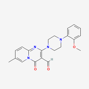 2-[4-(2-Methoxyphenyl)piperazin-1-yl]-7-methyl-4-oxopyrido[1,2-a]pyrimidine-3-carbaldehyde