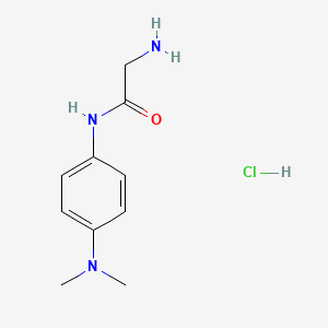 2-amino-N-[4-(dimethylamino)phenyl]acetamide hydrochloride