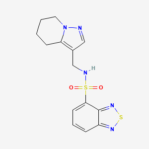 N-((4,5,6,7-tetrahydropyrazolo[1,5-a]pyridin-3-yl)methyl)benzo[c][1,2,5]thiadiazole-4-sulfonamide