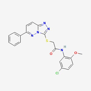 N-(5-chloro-2-methoxyphenyl)-2-((6-phenyl-[1,2,4]triazolo[4,3-b]pyridazin-3-yl)thio)acetamide