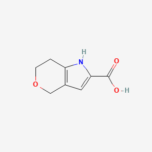 1H,4H,6H,7H-pyrano[4,3-b]pyrrole-2-carboxylic acid