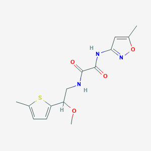 N1-(2-methoxy-2-(5-methylthiophen-2-yl)ethyl)-N2-(5-methylisoxazol-3-yl)oxalamide