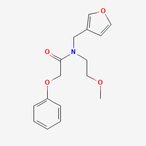 N-(furan-3-ylmethyl)-N-(2-methoxyethyl)-2-phenoxyacetamide