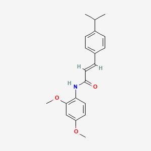 (E)-N-(2,4-dimethoxyphenyl)-3-(4-isopropylphenyl)acrylamide
