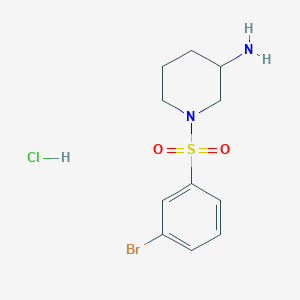 1-(3-Bromo-benzenesulfonyl)-piperidin-3-ylamine hydrochloride