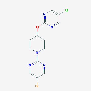 2-[1-(5-Bromopyrimidin-2-yl)piperidin-4-yl]oxy-5-chloropyrimidine