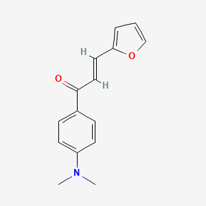 molecular formula C15H15NO2 B2839647 (E)-1-(4-(dimethylamino)phenyl)-3-(furan-2-yl)prop-2-en-1-one CAS No. 140885-44-5