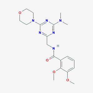 N-((4-(dimethylamino)-6-morpholino-1,3,5-triazin-2-yl)methyl)-2,3-dimethoxybenzamide