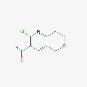 2-Chloro-7,8-dihydro-5H-pyrano[4,3-b]pyridine-3-carbaldehyde