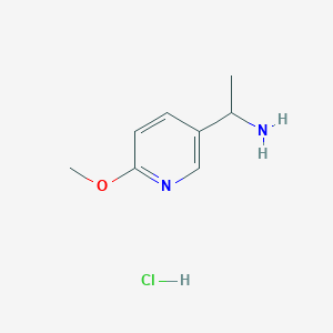1-(6-Methoxypyridin-3-yl)ethan-1-amine hydrochloride