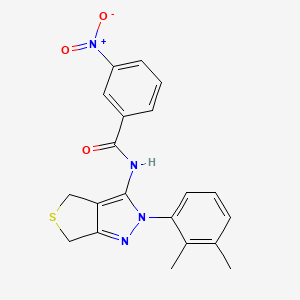 N-(2-(2,3-dimethylphenyl)-4,6-dihydro-2H-thieno[3,4-c]pyrazol-3-yl)-3-nitrobenzamide