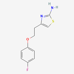 B2839710 4-[2-(4-Fluorophenoxy)ethyl]-1,3-thiazol-2-amine CAS No. 890093-35-3