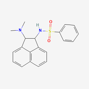 N-[2-(dimethylamino)-1,2-dihydroacenaphthylen-1-yl]benzenesulfonamide