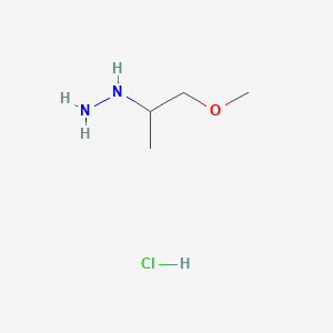(1-Methoxypropan-2-yl)hydrazine hydrochloride