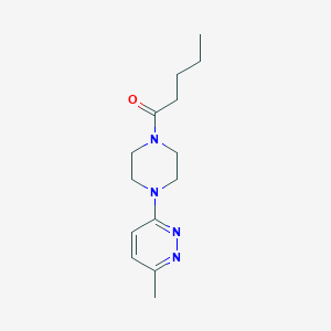 1-(4-(6-Methylpyridazin-3-yl)piperazin-1-yl)pentan-1-one