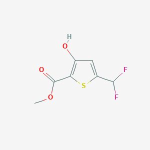 Methyl 5-(difluoromethyl)-3-hydroxythiophene-2-carboxylate