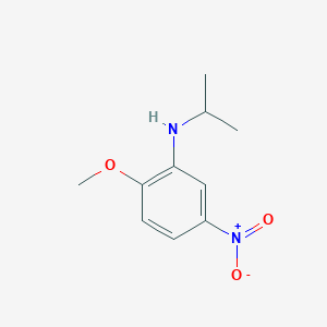 molecular formula C10H14N2O3 B2839766 2-methoxy-5-nitro-N-(propan-2-yl)aniline CAS No. 164650-41-3