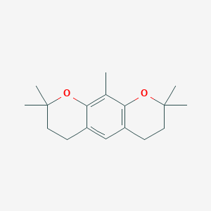 2,2,8,8,10-pentamethyl-3,4,7,8-tetrahydro-2H,6H-pyrano[3,2-g]chromene