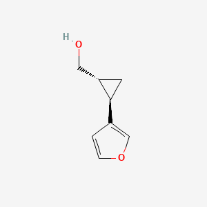 [(1R,2R)-2-(Furan-3-yl)cyclopropyl]methanol