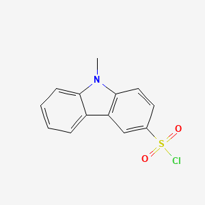 molecular formula C13H10ClNO2S B2839788 9-methyl-9H-carbazole-3-sulfonyl chloride CAS No. 905978-77-0