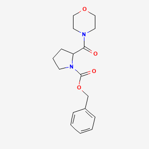 Benzyl 2-(4-morpholinylcarbonyl)-1-pyrrolidinecarboxylate
