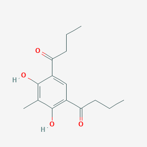 molecular formula C15H20O4 B283986 1-(5-Butyryl-2,4-dihydroxy-3-methylphenyl)-1-butanone 