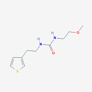 1-(2-Methoxyethyl)-3-(2-(thiophen-3-yl)ethyl)urea
