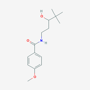 N-(3-hydroxy-4,4-dimethylpentyl)-4-methoxybenzamide