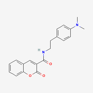 B2839890 N-(4-(dimethylamino)phenethyl)-2-oxo-2H-chromene-3-carboxamide CAS No. 953167-51-6