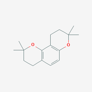 molecular formula C16H22O2 B283990 2,2,8,8-tetramethyl-3,4,9,10-tetrahydro-2H,8H-pyrano[2,3-f]chromene 