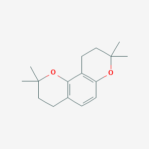 2,2,8,8-tetramethyl-3,4,9,10-tetrahydro-2H,8H-pyrano[2,3-f]chromene