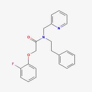 2-(2-fluorophenoxy)-N-phenethyl-N-(pyridin-2-ylmethyl)acetamide