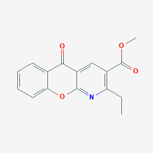 methyl 2-ethyl-5-oxo-5H-chromeno[2,3-b]pyridine-3-carboxylate