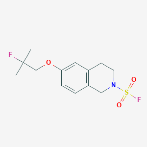6-(2-Fluoro-2-methylpropoxy)-3,4-dihydro-1H-isoquinoline-2-sulfonyl fluoride