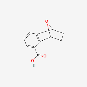 molecular formula C11H10O3 B2839928 11-Oxatricyclo[6.2.1.02,7]undeca-2(7),3,5-triene-3-carboxylic acid CAS No. 2470438-80-1