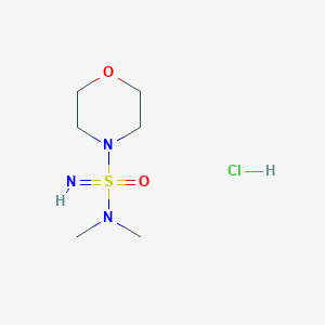 N-Methyl-N-(morpholin-4-ylsulfonimidoyl)methanamine;hydrochloride