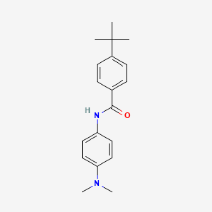 molecular formula C19H24N2O B2839941 4-叔丁基-N-[4-(二甲胺基)苯基]苯甲酰胺 CAS No. 129488-51-3